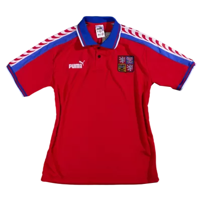 Men's Retro 1996 Czech Republic Home Soccer Jersey Shirt - Pro Jersey Shop