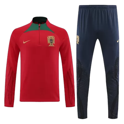 Men's Portugal Zipper Tracksuit Sweat Shirt Kit (Top+Trousers) 2022 - Pro Jersey Shop