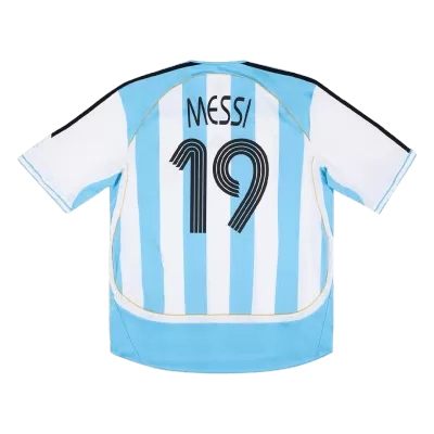 Men's Retro 2006 World Cup MESSI #19 Argentina Home Soccer Jersey Shirt - Pro Jersey Shop