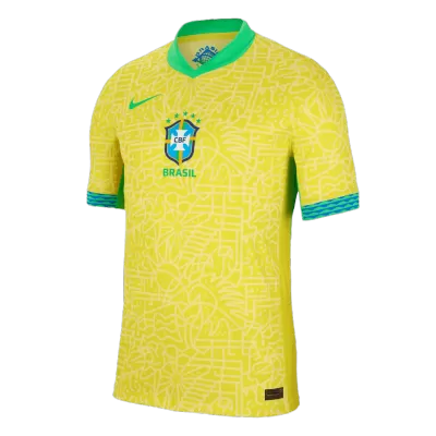 Men's Authentic Brazil Home Soccer Jersey Shirt COPA AMÉRICA 2024 - Pro Jersey Shop