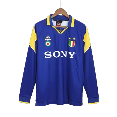 Men's Retro 1995/96 Juventus Away Long Sleeves Soccer Jersey Shirt - Fan Version - Pro Jersey Shop