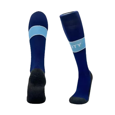 Kids Manchester City Home Soccer Socks 2024/25 - Pro Jersey Shop