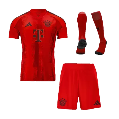 Premium Quality Men's Bayern Munich Home Soccer Jersey Whole Kit (Jersey+Shorts+Socks) 2024/25 - Pro Jersey Shop