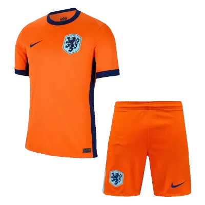 Men's Netherlands Home Soccer Jersey Kit (Jersey+Shorts) Euro 2024 - Pro Jersey Shop