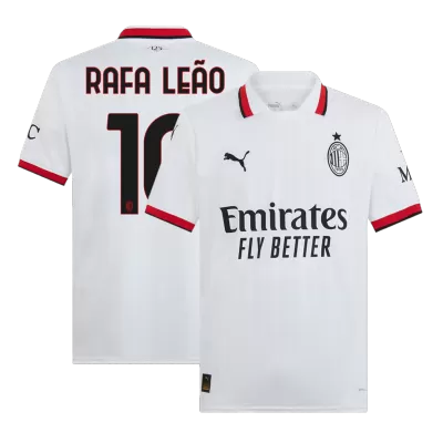 Premium Quality Men's RAFA LEÃO #10 AC Milan Away Soccer Jersey Shirt 2024/25 - Fan Version - Pro Jersey Shop