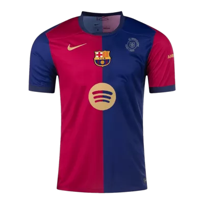 Premium Quality Men's Barcelona 125th Anniversary Home Soccer Jersey Shirt 2024/25 Spotify Logo Without Text- Fan Version - Pro Jersey Shop